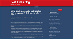 Desktop Screenshot of joshfirst.com
